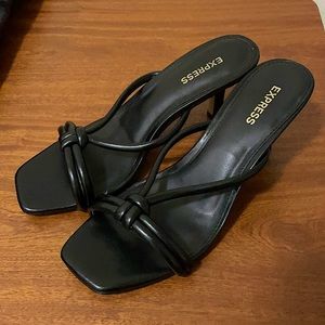 Express black heels